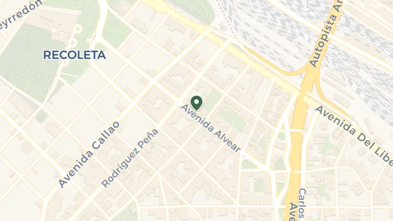 Map of Av. Alvear 1661, C1014AAD Cdad. Autónoma de Buenos Aires, Argentina