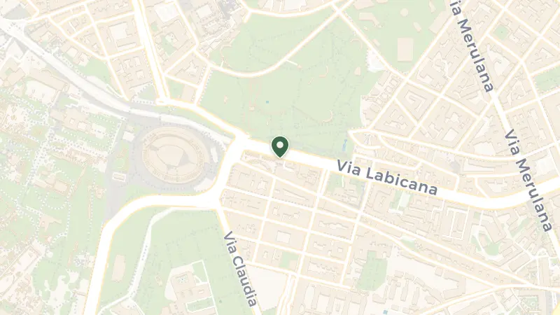 Map of Via Labicana, 125, 00184 Roma RM, Italy