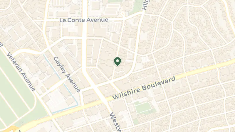 Map of 1044 Tiverton Ave, Los Angeles, CA 90024, USA