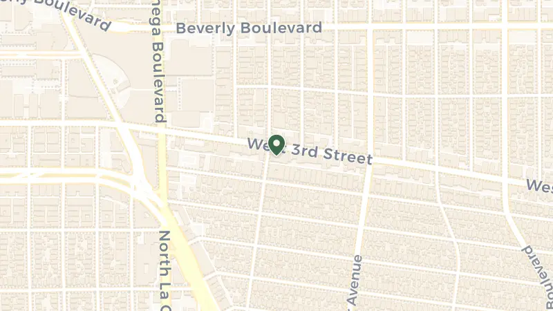 Map of 8384 W 3rd St, Los Angeles, CA 90048, USA