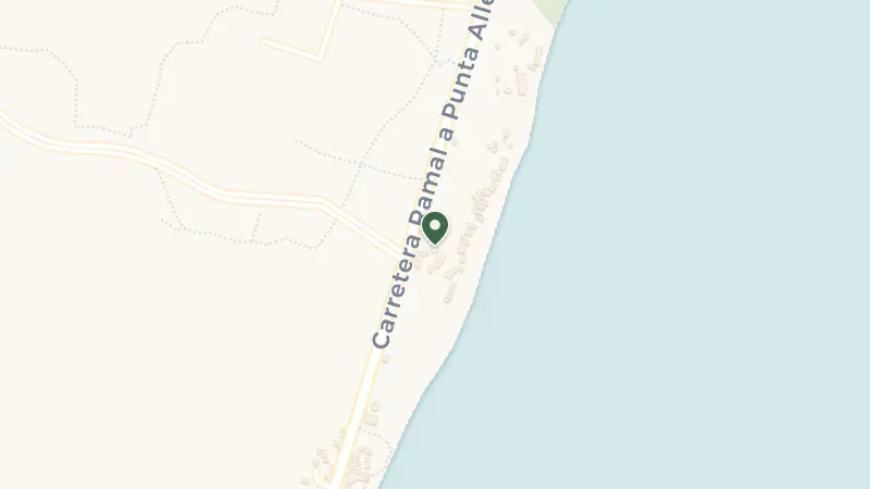 Map of Carr. Tulum-Boca Paila Km 4.5, Tulum Beach, Zona Costera, 77780 Tulum, Q.R., Mexico