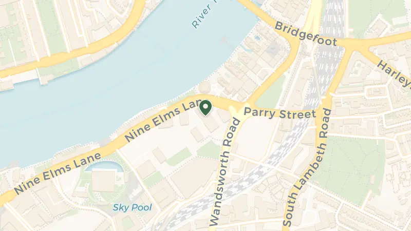 Map of 7 Nine Elms Ln, Nine Elms, London SW8 5PH, UK