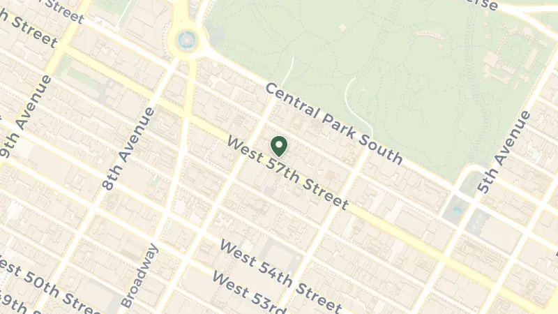 Map of 153 W 57th St, New York, NY 10019, USA
