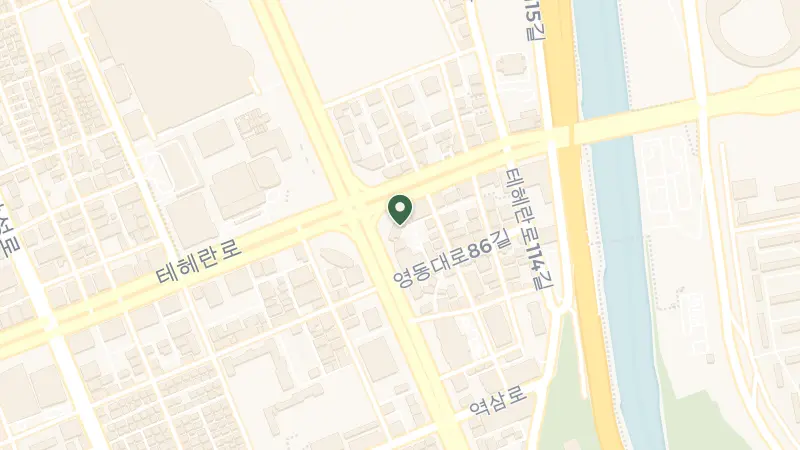 Map of 606 Teheran-ro, Gangnam District, Seoul, South Korea