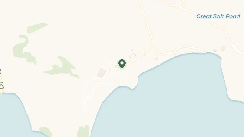 Map of Banana Bay South East Peninsula, St. Kitts, St Kitts & Nevis