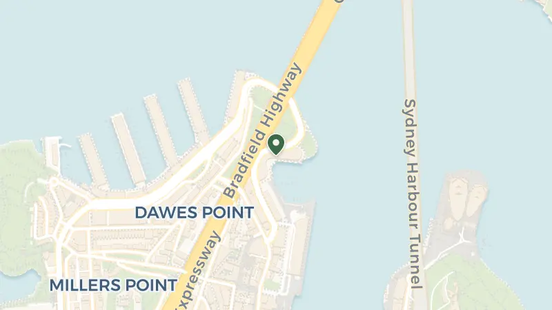 Map of 7 Hickson Rd, The Rocks NSW 2000, Australia