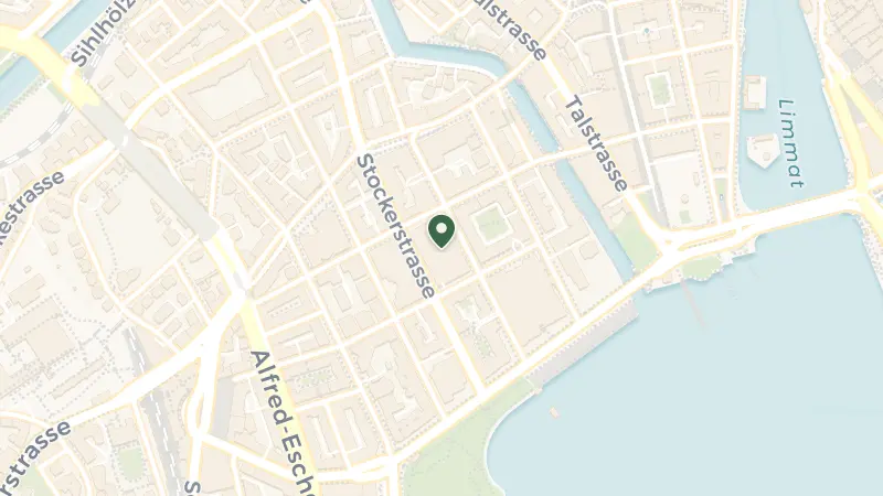 Map of Beethovenstrasse 21, 8002 Zürich, Switzerland