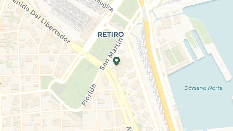 Map of Av. Leandro N. Alem 1193, C1001 Cdad. Autónoma de Buenos Aires, Argentina