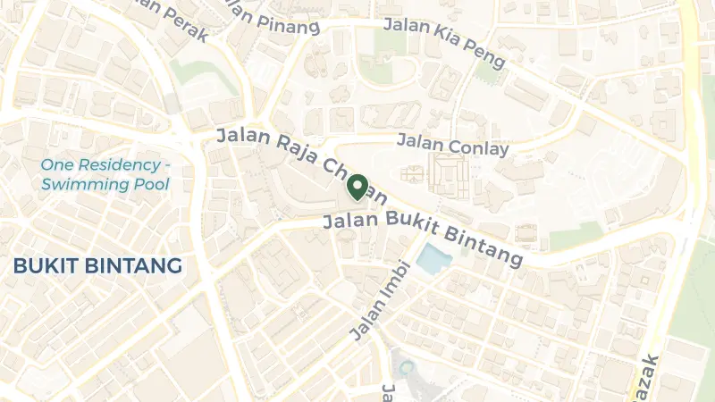 Map of 170, Jln Bukit Bintang, Bukit Bintang, 55100 Kuala Lumpur, Wilayah Persekutuan Kuala Lumpur, Malaysia