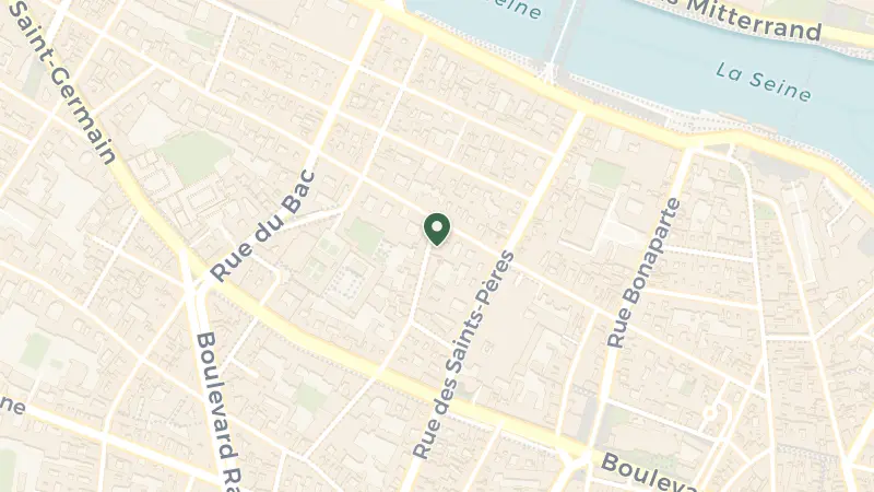 Map of 5 Rue du Pré aux Clercs, 75007 Paris, France