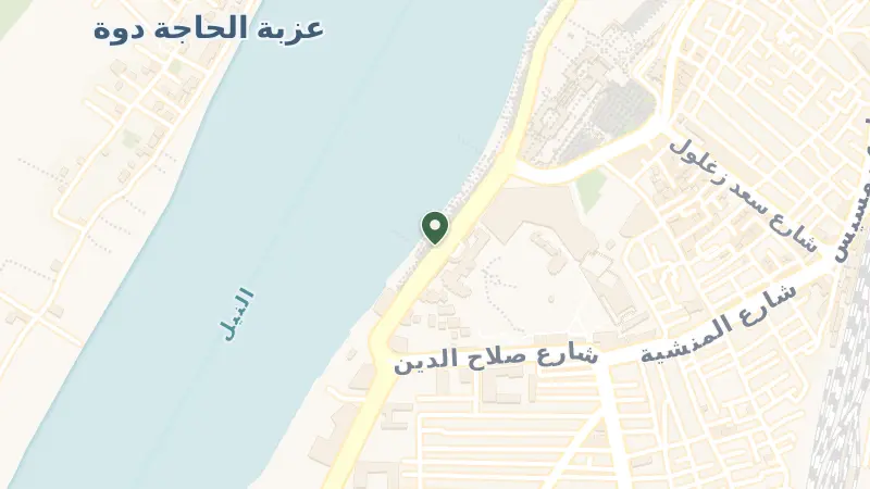 Map of Cornish El Nile St, Luxor City, Luxor, Luxor Governorate 1362404, Egypt