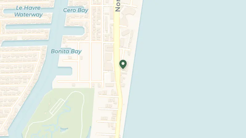 Map of 2000 N Ocean Blvd, Fort Lauderdale, FL 33305, USA