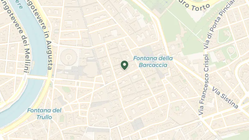 Map of V. Bocca di Leone, 23, 00187 Roma RM, Italy