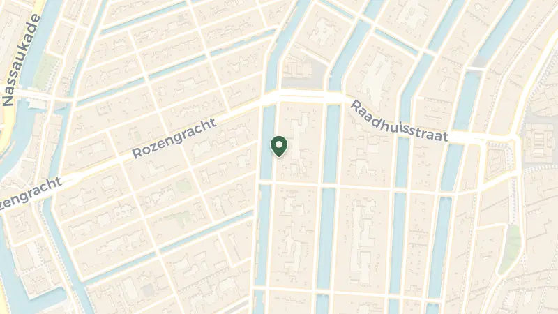 Map of Prinsengracht 323, 1016 GZ Amsterdam