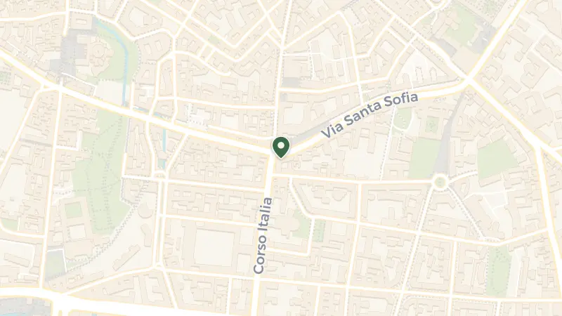 Map of Via Santa Sofia, 37, 20122 Milano MI, Italy