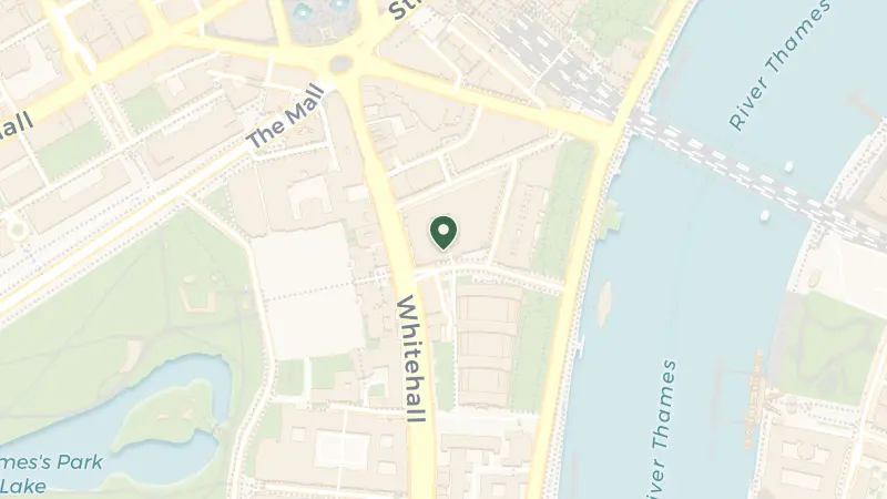 Map of 57 Whitehall, London SW1A 2BX, UK