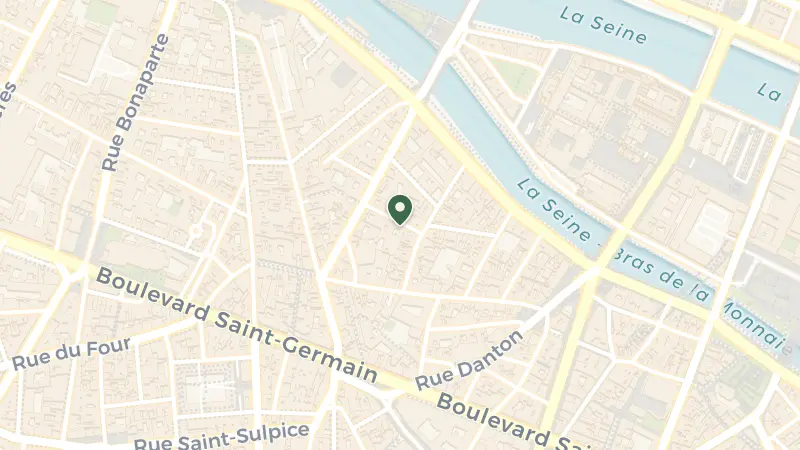 Map of 3 Rue Christine, 75006 Paris, France