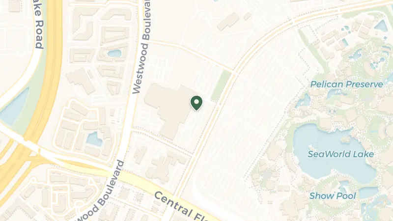 Map of 6677 Sea Harbor Dr, Orlando, FL 32821, USA