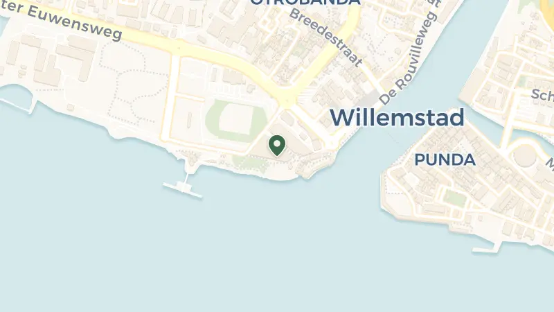 Map of 1 Baden Powellweg, Willemstad, Curaçao