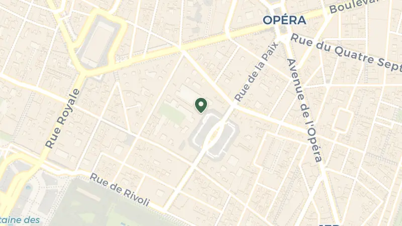Map of 15 Pl. Vendôme, 75001 Paris, France
