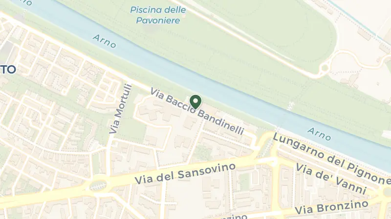 Map of Via Baccio Bandinelli, 98, 50142 Firenze FI, Italy