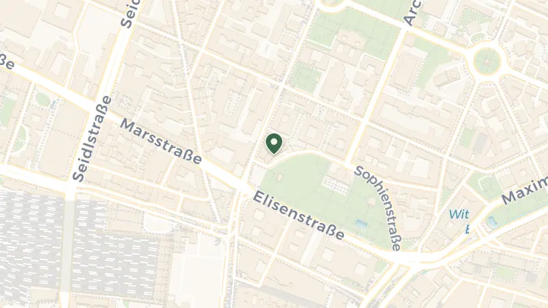 Map of Sophienstraße 28, 80333 München-Maxvorstadt, Germany