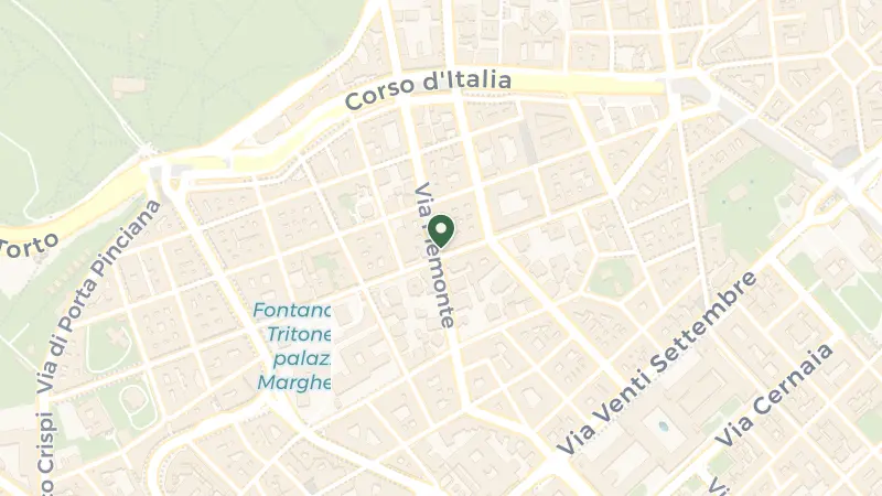 Map of Via Boncompagni, 35/37, 00187 Roma RM, Italy