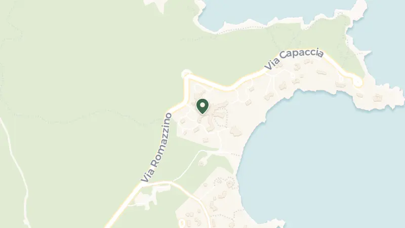 Map of Via Romazzino, 4, 07021 Arzachena OT, Italy