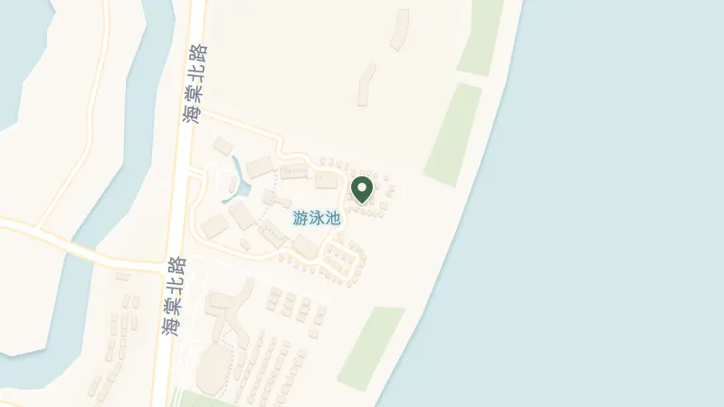 Map of China, San Ya Shi, Hai Tang Qu, 海棠区海棠北路6号 邮政编码: 572000