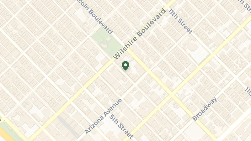 Map of 700 Wilshire Blvd, Santa Monica, CA 90401, USA