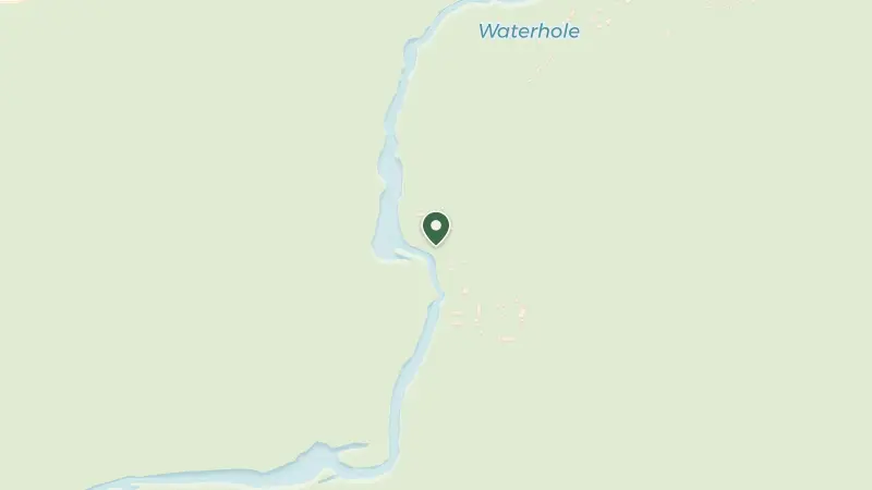 Map of Chobe National Park, Botswana