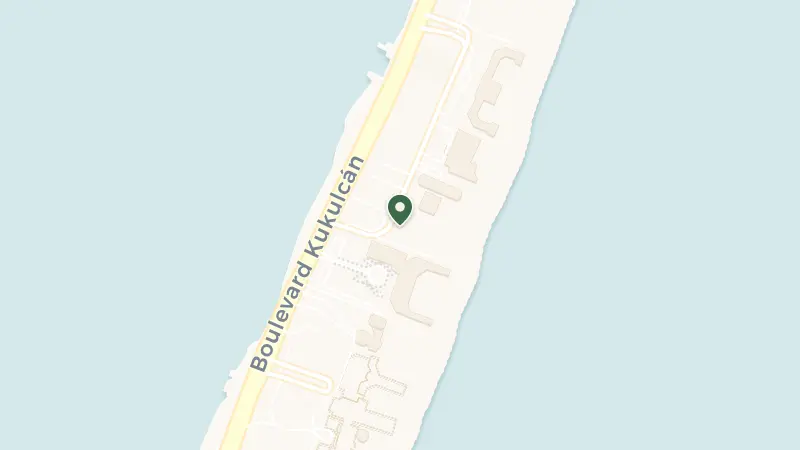 Map of Boulevard Kukulcan Km. 14.5 Retorno del Rey Lote 38 + 38-b, Blvd. Kukulcan, Zona Hotelera, 77500 Cancún, Q.R., Mexico