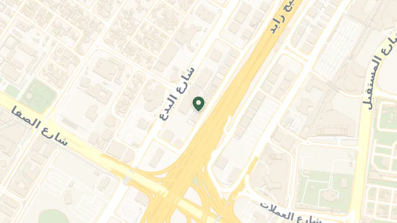 Map of Sheikh Zayed Rd Near Financial Metro Station - Trade Center First - Dubai - United Arab Emirates
