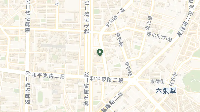 Map of No. 201號, Section 2, Dunhua S Rd, Quan'an Village, Da’an District, Taipei City, Taiwan 10675