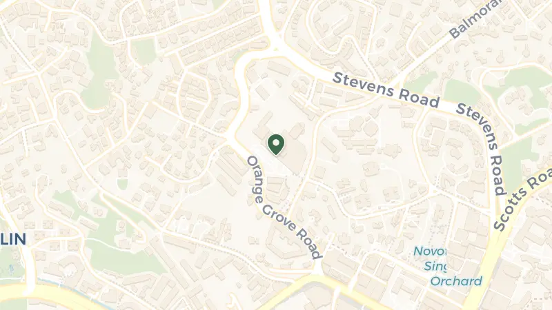 Map of 22 Orange Grove Rd, Singapore 258350
