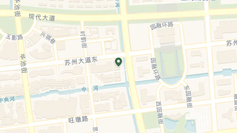 Map of China, Jiang Su Sheng, Su Zhou Shi, Wu Zhong Qu, Xie Xin Guang Chang CN 工业园区 思安街99号 徐家浜二村2幢 邮政编码: 215028