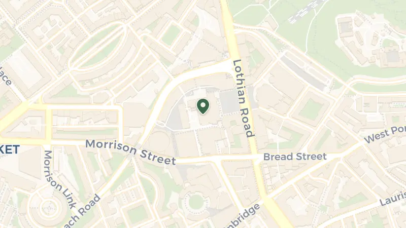 Map of 1 Festival Sq, Edinburgh EH3 9SR, UK