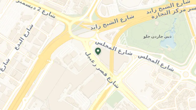 Map of Zaa'beel Street - Zaa'beel First - Za'abeel - Dubai - United Arab Emirates