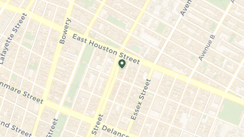 Map of 190 Allen St, New York, NY 10002, USA