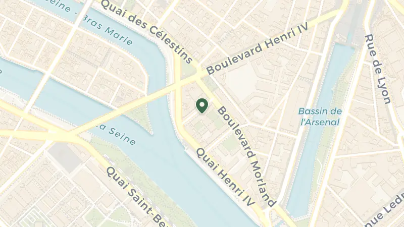 Map of 10 Rue Agrippa d'Aubigné, 75004 Paris, France