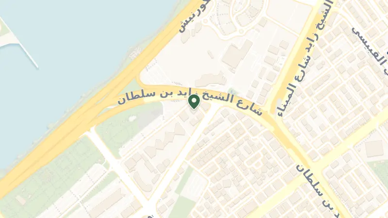 Map of F9X9+M9G Capital Plaza Complex - Corniche Rd E - Al Danah - E9 01 - Abu Dhabi - United Arab Emirates