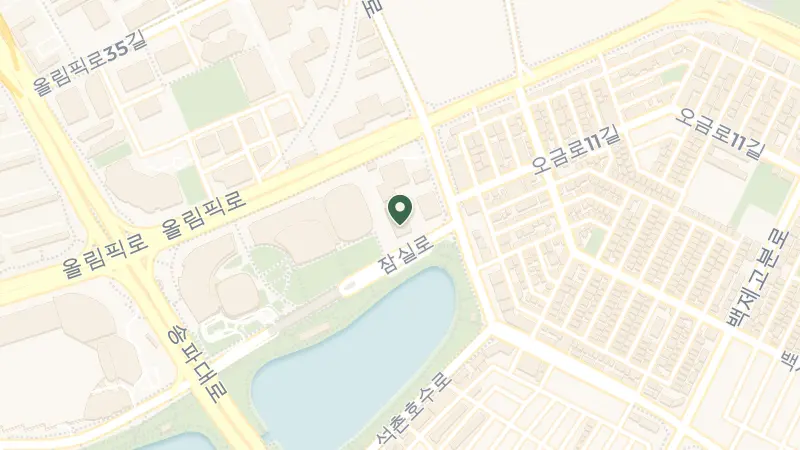 Map of 209 Jamsil-ro, Songpa District, Seoul, South Korea