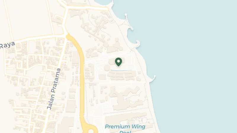 Map of Itdc Tourism Complex, Jl. Nusa Dua Lot N5, Benoa, Kec. Kuta Sel., Kabupaten Badung, Bali 80363, Indonesia
