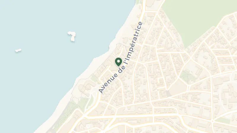 Map of 13 Rue Louison Bobet, 64200 Biarritz, France