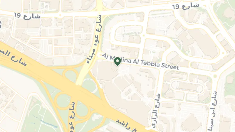 Map of Wafi - Sheikh Rashid Rd - Umm Hurair Second - Dubai - United Arab Emirates