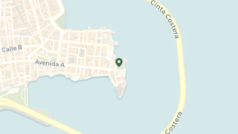 Map of C. 1a Oeste, Panamá, Provincia de Panamá, Panama