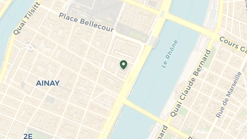 Map of 20 Quai du Dr Gailleton, 69002 Lyon, France