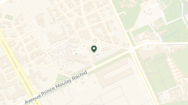 Map of Quartier De, Rue Haroun Errachid, Marrakech 40000, Morocco