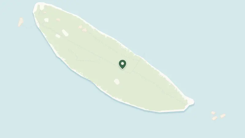 Map of Kunfunadhoo Island, Eydhafushi, Maldives