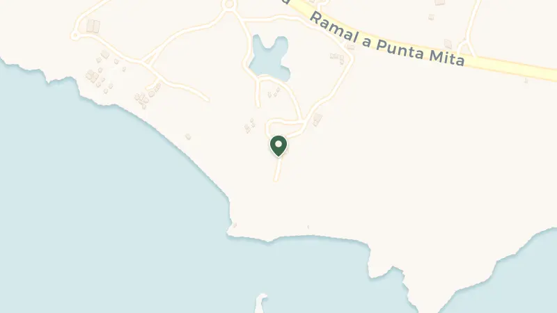Map of Desarrollo El Banco Carretera a La Cruz de Huanacaxtle Km 14, 63734 Corral del Risco, Nay., Mexico